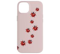 Whimsy Twee Ladybug Trail Heart Cute Summer Coque pour iPhone 14 Plus