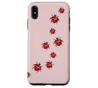 Whimsy Twee Ladybug Trail Heart Cute Summer Coque pour iPhone XS Max