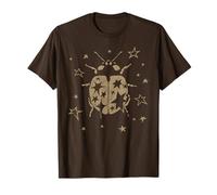 Whimsy Twee Ladybug y2k Grunge 2000s Alt Vintage Star Dots T-Shirt