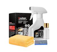 Whimsyard Automotive Headlight Restoration Kit,Whimsyard Oxidized and Yellowed Automotive Headlamps Blurring Enhanced Crystallization Coating Refurbisher,With Headlight Protective Agent,Towel,Sponge