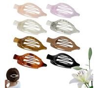 Whimsyard Hair Clip,Belonyo Simple Elegant Duckbill Hair Clip,Suerteyay Hairs Clips,2025 New Anti-Slip Strong Hold Large Claw Clips,Casual Versatile Solid Colour Flat Matte HairClip for Women (8B)