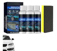 Whimsyard Headlight Restorer, Innovative Headlight Cleaner and Restorer Kit, 2025 New Powerful Advance Head light Repair Agent, with Sponge, 20ml/0.68oz(3 pcs) (3PCS)