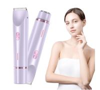 Whimsyard Shaver For Women, Whimsyard Electric Razor, Whimsyard Shaver Trimmer, Comfort 2 In 1 Electric Lady Shaver, Dual Head Shaver Women, Suitable For Facial Underarm Legs (Violet)