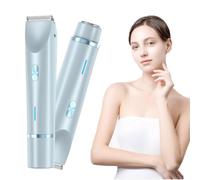 Whimsyard Shaver For Women, Whimsyard Electric Razor, Whimsyard Shaver Trimmer, Comfort 2 In 1 Electric Lady Shaver, Dual Head Shaver Women, Suitable For Facial Underarm Legs (Bleu)