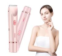 Whimsyard Shaver For Women, Whimsyard Electric Razor, Whimsyard Shaver Trimmer, Comfort 2 In 1 Electric Lady Shaver, Dual Head Shaver Women, Suitable For Facial Underarm Legs (Rose)
