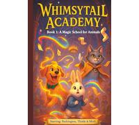Whimsytail Academy - Book 1: Magical School for Animals | Three Friends, One Chaotic Academy, and Magic That Never Goes as Planned | Mayhem & Mischief | aged 9 to 12 | Great gift Idea