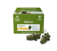 WHIMZEES Alligator - Mastication dentaire quotidienne naturelle pour chiens, longue durée, 65 pièces, taille M