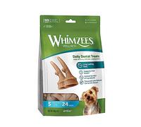 WHIMZEES Antler S, 24 Pièces - Taille S, Friandises pour Chiens de Petite Taille, Naturelles & sans Céréale, Végétariennes, sans Sucre Ajouté