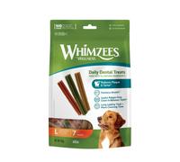 WHIMZEES Bâtonnets L, 7 Pièces - Taille L, Friandises pour Chiens de Grande Taille, Naturelles & sans Céréale, Végétariennes, sans Sucre Ajouté