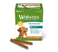 WHIMZEES Bâtonnets L, Box Mensuelle, 30 Pièces - Taille L, Friandises pour Chiens de Grande Taille, Naturelles & sans Céréale, Végétariennes, sans Sucre Ajouté