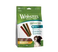 Whimzees Bâtonnets M chiens – 14 pièces – Naturels, sans céréales, végétariens, sans sucre ajouté