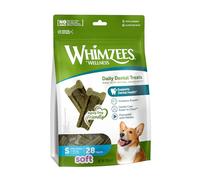 WHIMZEES Bâtonnets Soft S, 28 Pièces - Taille S | Friandises pour Chiens Âgés de Petite Taille, Longue durée, Naturelles & Sans Céréale, Végétariennes, Sans Sucre Ajouté