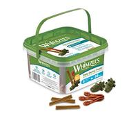 WHIMZEES Boîte de Variété S, 56 Pièces - Taille S | Friandises pour Chiens de Petite Taille, Longue durée, Naturelles & Sans Céréale, Végétariennes, Sans Sucre Ajouté