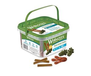 WHIMZEES Boîte de Variété S, 56 Pièces - Taille S, Friandises pour Chiens de Petite Taille, Naturelles & sans Céréale, Végétariennes, sans Sucre Ajouté