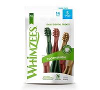 Whimzees, Friandises à mâcher pour Chiens, Nettoyage Dentaire Efficace, ingrédients naturels, sans additifs, 7 pièces, Taille M, Couleur Verte, Modèle Snack