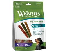 Whimzees Macher Stix XS 56 Pièce pour Chiens - sans Gluten & Nettoyage des Dents