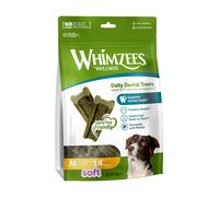 WHIMZEES, Taille M, 14 pièces, Bâtonnets à Mâcher pour l'Hygiène Dentaire pour Chiens de Taille Moyenne, pour Une Mastication Douce, Convient aux Chiens Vieillissants, Naturels, Aromatisés au Persil