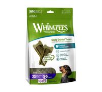 WHIMZEES Taille XS 14 pièces Bâtonnets à Mâcher pour l'Hygiène Dentaire pour Chiens de Très Petite Taille, Pour une Mastication Douce, Convient aux Chiens Vieillissants, Naturels, Aromatisés au Persil