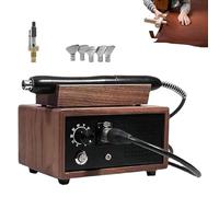 WHIPIN Machine à repasser électrique pour le cuir, plisseur de bordures pour le travail du cuir, rainureuse, avec 5 têtes chauffantes et 10 vitesses de réglage de la température(Single)