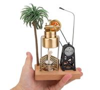 WHIPIN Modèle de machine à vapeur, modèle de machine à vapeur à trois pieds avec chaudière, jouets d'expérimentation physique, kit d'expérimentation scientifique de bureau