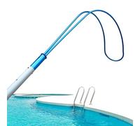 WHIPIN Perche de Sauvetage Aquatique, Crochet de sauvetages Bleu pour Piscine, Crochet de sécurité pour Piscine avec perches télescopiques en Aluminium, équipement de Sauvetage d'urgence(1m/3.3ft)