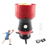 WHIPIN Robot de Tennis de Table, entraîneur Portable avec réserve de 90 balles, Lanceur Automatique, Commande sans Fil, Vitesse et fréquence réglables, pour l'entraînement et Le Coaching