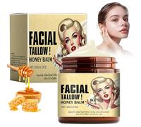 Whipped Beef Tallow and Honey Balm, Beef Tallow Skincare, Baume au miel de bœuf, Tallow Bio for Skin Care, crème Tallow Skin Cream, crème pour le visage et le corps, convient à tous(1 PCS)