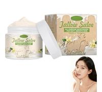 Whipped Crème hydratante pour le visage à la vanille et au sébum avec graisse de bœuf, soin en profondeur et hydratant, pour peaux sèches et sensibles (1 pièce)