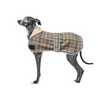 Whippet Dog Autumn Winter Warm Clothes Greyhound Large, Medium Small Dogs Thick Windproof Pet Cotton Clothes(Vert,L)