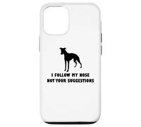 Whippet Dog, Je suis Mon Nez, Pas Vos suggestions Coque pour iPhone 12/12 Pro