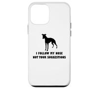 Whippet Dog, Je suis Mon Nez, Pas Vos suggestions Coque pour iPhone 12 Mini
