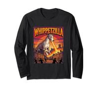 Whippetzilla Whippet Dog - Parodie du Film Dogzilla Monster Manche Longue