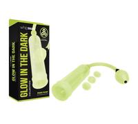 Whipsmart Glow In The Dark Penis Pump & Stamina Ring Set White 23,5 cm