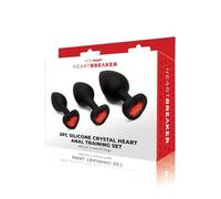 Whipsmart Heartbreaker Anal Training Set Black One Size