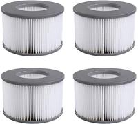Whirlpoal Lot de 4 Cartouches filtrantes de Rechange pour Piscine Gonflable pour Whirlpoal (4 pièces)