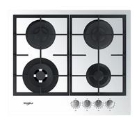 Whirlpool AKTL629/WH - Blanc - Intégré - 59 cm - Table de cuisson à gaz - Verre - 4 zone(s)