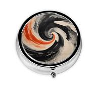 Whirlpool Boîte à pilules 3 compartiments avec miroir pour sac à main et poche Organiseur de vitamines