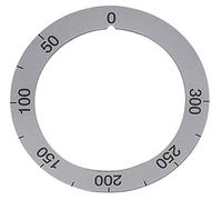 Whirlpool Bouton pour thermostat Giga Argenté Diamètre intérieur 66 mm Diamètre intérieur 50 mm Angle de rotation 270° Température max. 300 °C