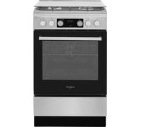 Whirlpool Cooker | WS5G8CHX/E/1 | Type de table de cuisson Gaz | Type de four Electrique | Acier inoxydable | Largeur 50 cm | LED | Profondeur 60 cm | 60 L