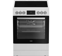 WHIRLPOOL - Cuisinière blanche vitrocéramique 60 cm - W6V8LCSW 859991716110