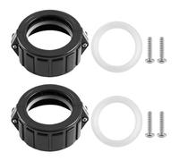Whirlpool Écrou de rechange compatible avec Gecko, Coleman, HydroQuip, Spa Builders, Corretech, Spanet Chauffage Whirlpool, Écrou de rechange pour spa - Raccord pour 5,1 cm (lot de 2)
