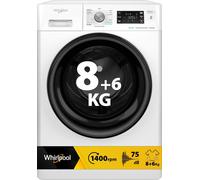 Whirlpool FFWDB 864489 BV FR machine à laver séchante Pose libre chargement frontal Blanc
