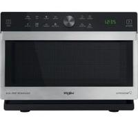 Whirlpool MWSC 833 SX Noir, Acier inoxydable Micro-onde combiné Comptoir 33 L 900 W
