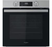 Whirlpool - Four Encastrable Omr58rr1x - Pyrolyse - Chaleur Pulsée - Rails Télescopiques - Ajout Vapeur - Inox Anti-Traces