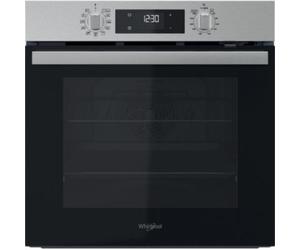 Whirlpool - Four Encastrable Omr58rr1x - Pyrolyse - Chaleur Pulsée - Rails Télescopiques - Ajout Vapeur - Inox Anti-Traces