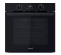 Whirlpool Four intégrable 71l 60cm pyrolyse + hydrolyse noir - OMR55RR0B