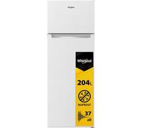 WHIRLPOOL W55T1612W Réfrigérateur 2 Portes 250LT Statique 4 Étagères Blanc CL.E [EEK: E]
