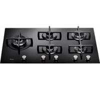 WHIRLPOOL GOA9523NB Plaque De Cuisson 90 Cm En Verre Trempé Noir 5 Brûleurs