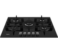 Whirlpool Gowl758 / Nb Table de Cuisson 5 Brûleurs Gaz 73CM 9LIVELLI Verre Noir