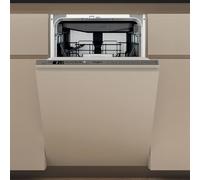 Whirlpool Lave-vaisselle 45 cm, classe B, 10 couverts, troisième panier fixe
